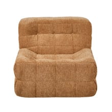 Zephyr Chenille Compressed Armless Lounge Chair